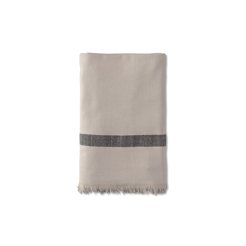 Fouta éponge enfant 70 x 140 cm en coton bio Argile