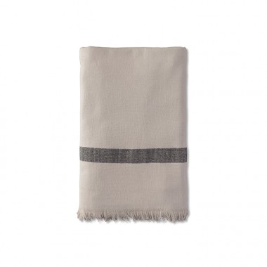 Fouta éponge enfant 70 x 140 cm en coton bio Argile