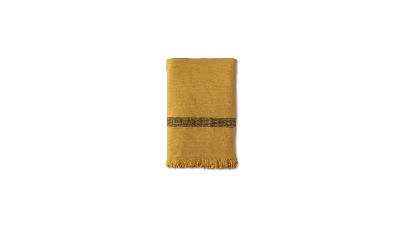 Fouta éponge enfant 70 x 140 cm en coton bio Jaune Pépite