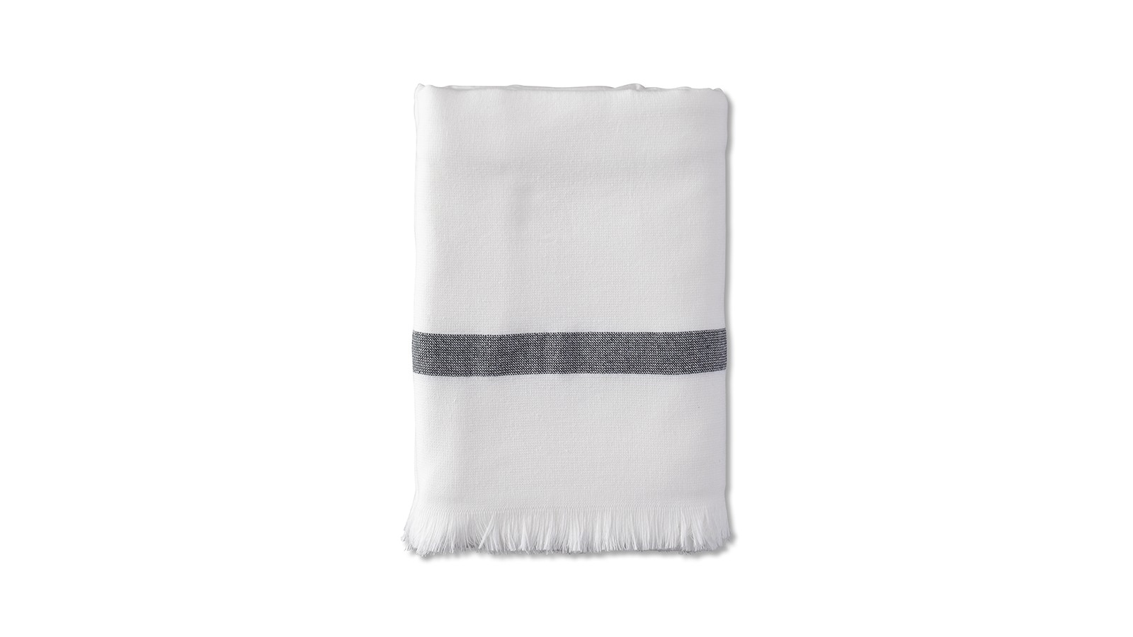 Fouta 2 places éponge 200 x 200 cm en coton bio Blanc Optique