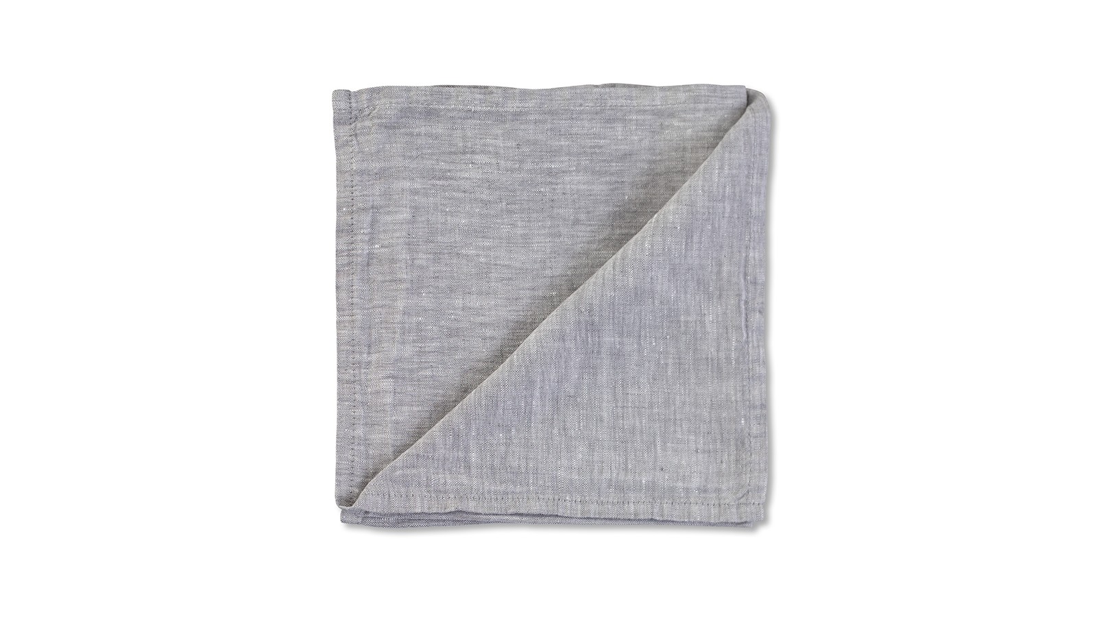 Serviette de table en lin lavé chambray Pierre