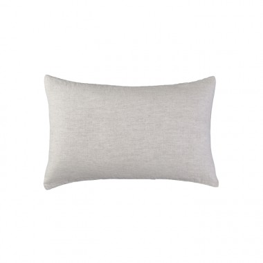 Housse de coussin rectangulaire 30 x 40 cm en lin lavé chambray Lin