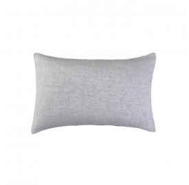 Housse de coussin rectangulaire 30 x 40 cm en lin lavé chambray Pierre